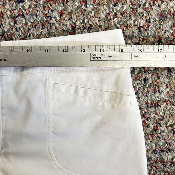 Tail Activewear Chalk White Classic High Rise Golf Shorts Size 4 - Picture 10 of 13